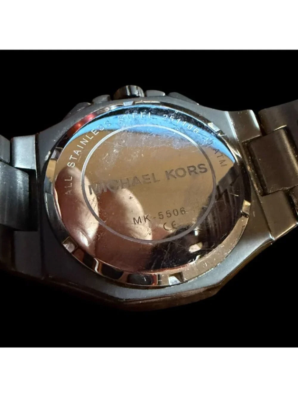 Michael Kors silver tone